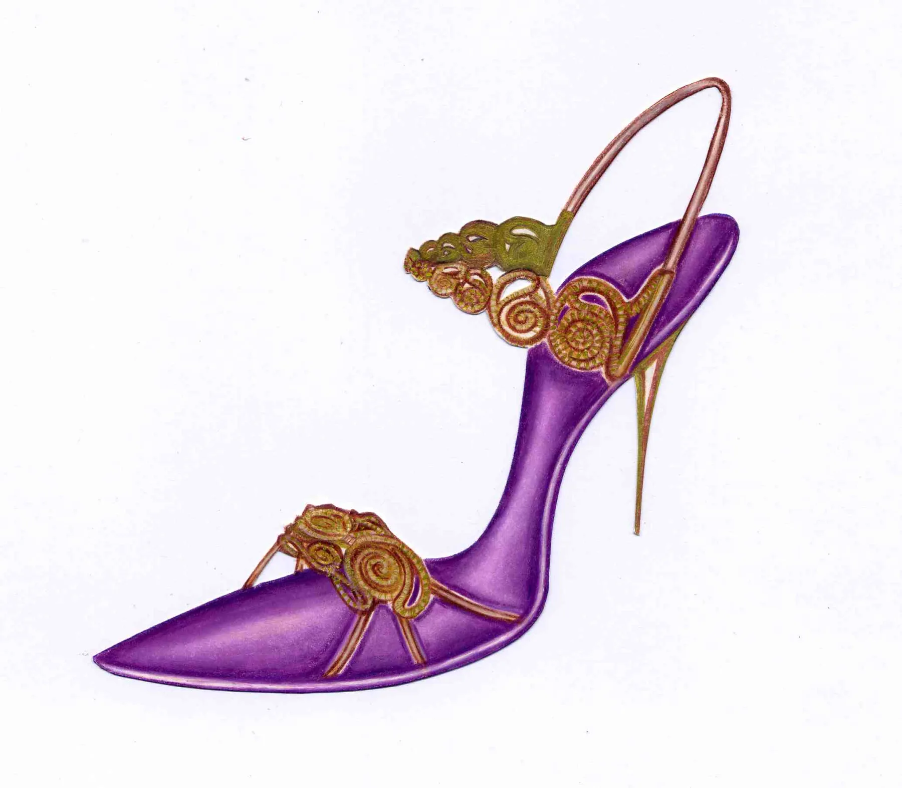 Egypt — egypt-shell-gold-purple
