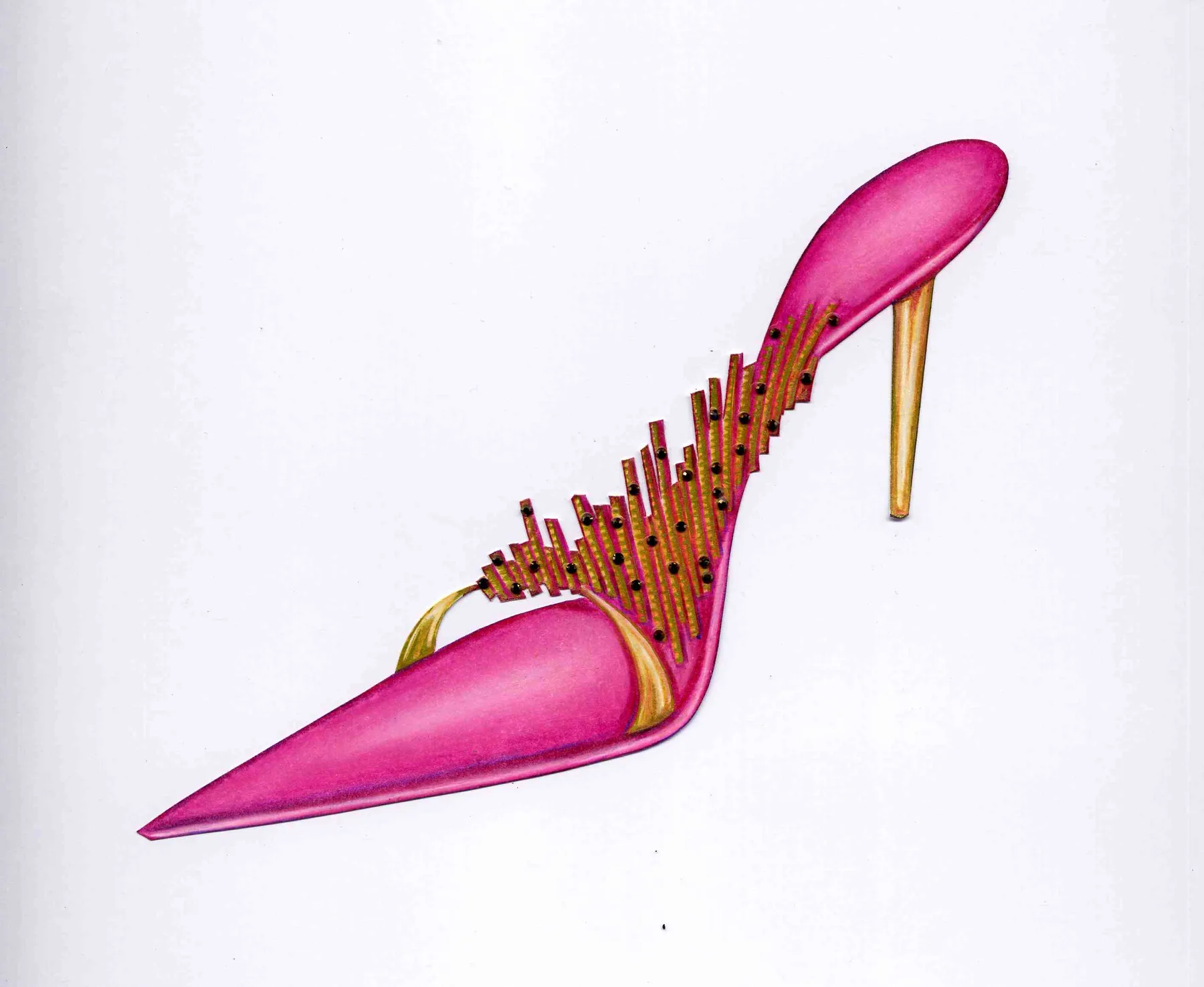 Egypt — egypt-zip-gold-sandal