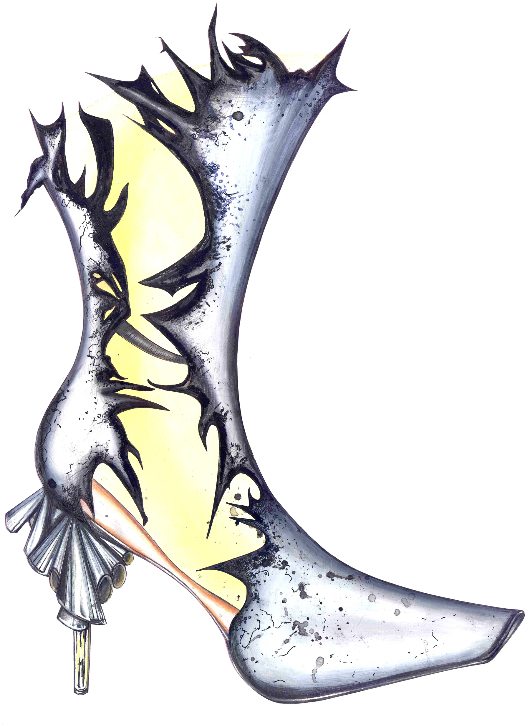 Lightning — lightning-burned-yellow