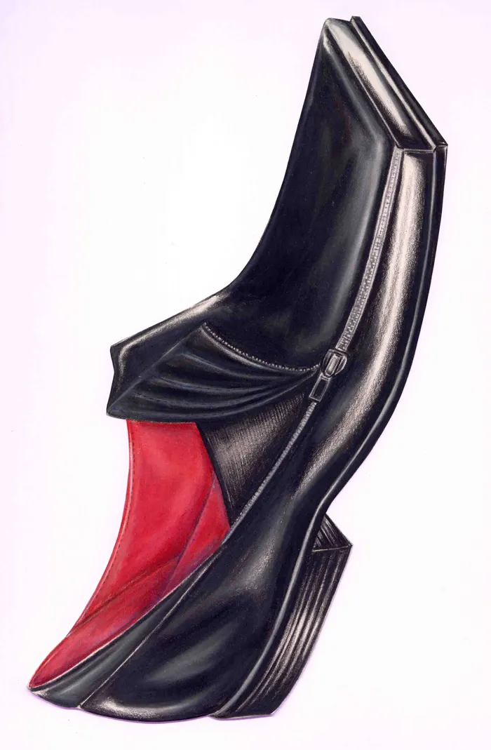 Men's black shoe
