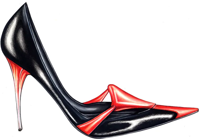 Tie court in red
